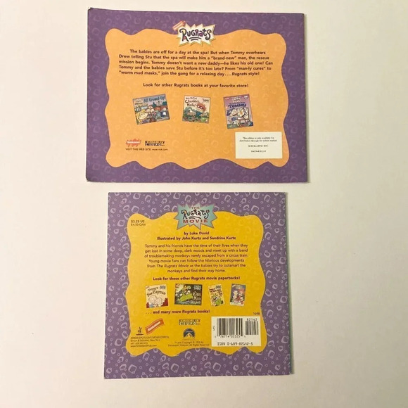 Vintage Rugrats Books Brand New Daddy and Rugrats Versus The Monkeys - Picture 2 of 16